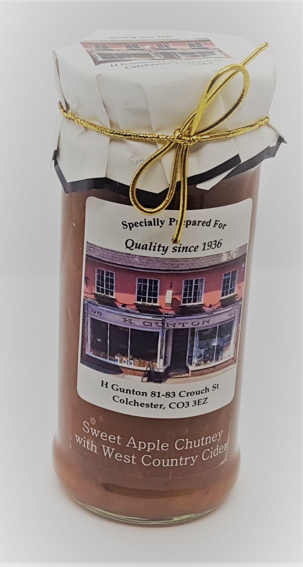 Guntons Sweet Apple Chutney with West Country Cider 